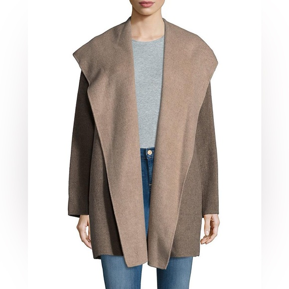 Vince Sweaters - Vince Wool-Blend Hooded Coat